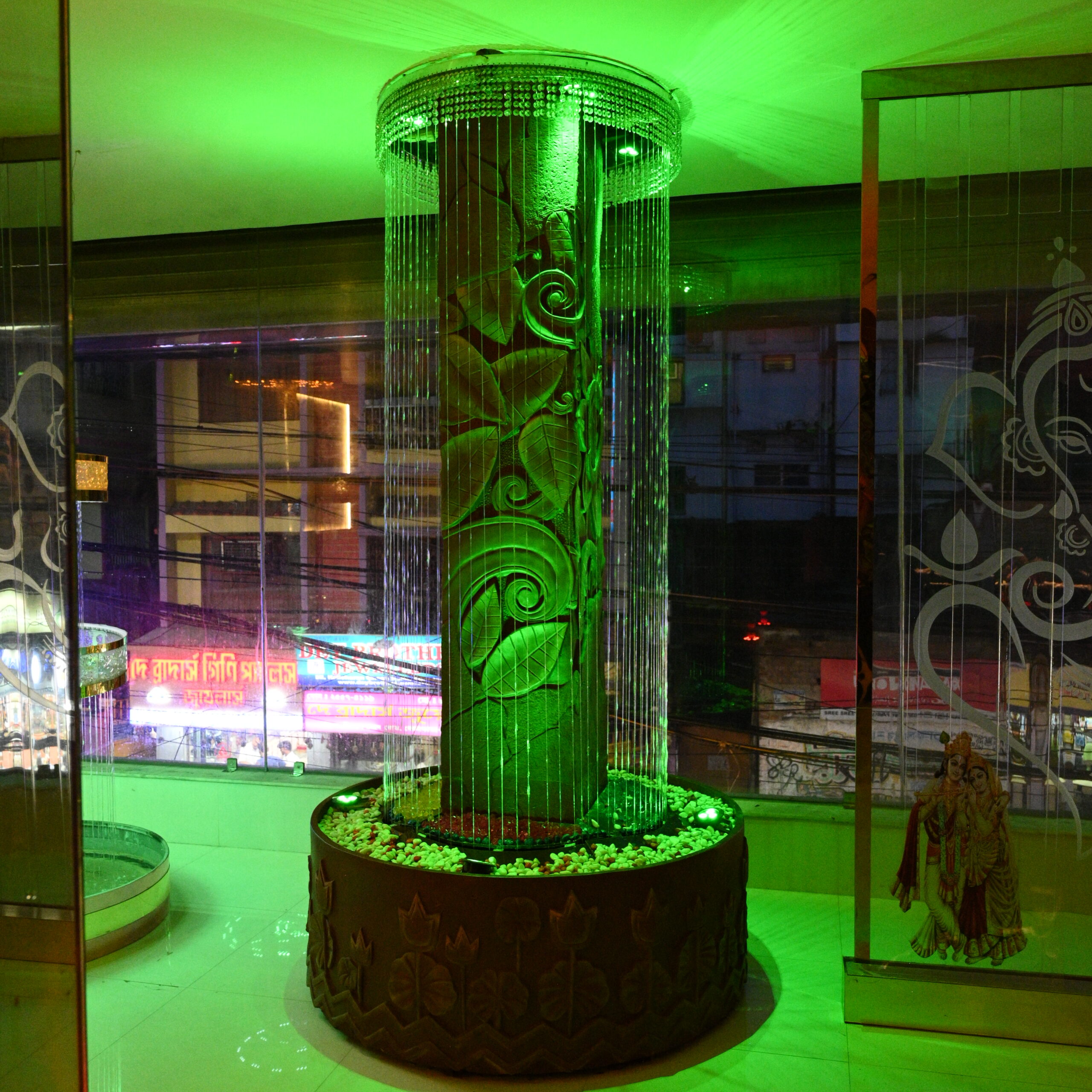 Pillar Rain Shower Fountain